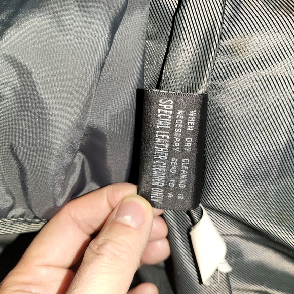 Pelle Studio Wilson's Black Leather jacket with 3m Thinsulate zip in lining. - Picture 10 of 16